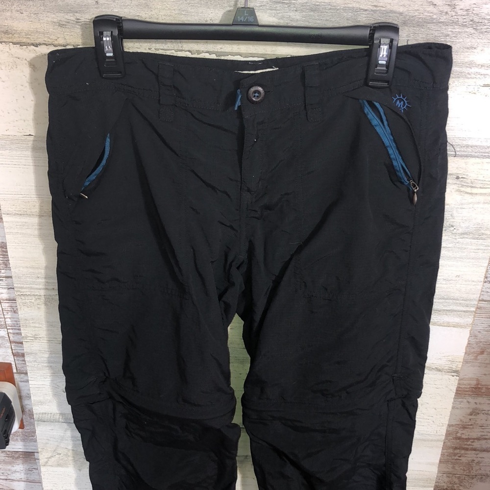 Magellan sportswear size 8 black and blue outdoors tactical pants travel outdoor - Picture 2 of 6